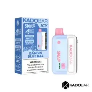 Bangin Blue Raz Kado Bar Snap Disposable Kit - 25k Puffs