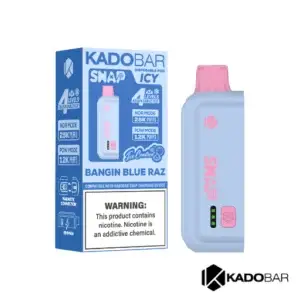 Bangin Blue Razz Kado Bar Snap Icy Disposable Pod - 25k Puffs