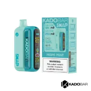 Miami Mint Kado Bar Snap Disposable Kit - 25k Puffs