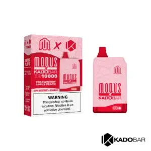 Strawberry Apple Peach Modus X Kado Bar KB10000 Puffs Disposable Vape