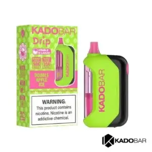 Double Apple Ice Kado Bar Drip 50k Disposable Vape