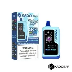 Blueberry Jam Kado Bar NI40K Ice+ Nic Control Disposable Vape