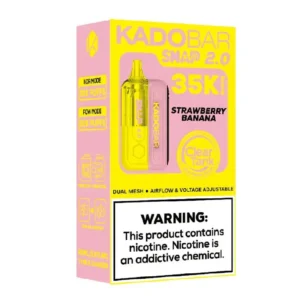 Strawberry Banana Kado Bar Snap 2.0 35K Puffs Disposable Kit