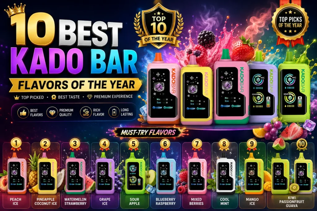 Kado Bar Flavors