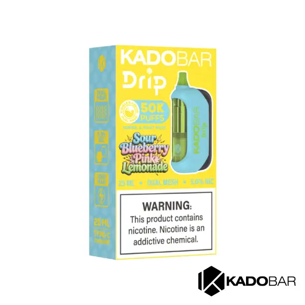 lemonade vape disposable Sour Blueberry Pink Kado Bar Drip 50k Puffs Colour:Mist White Vuse Pods Strawberry Vuse Vaporizer Battery